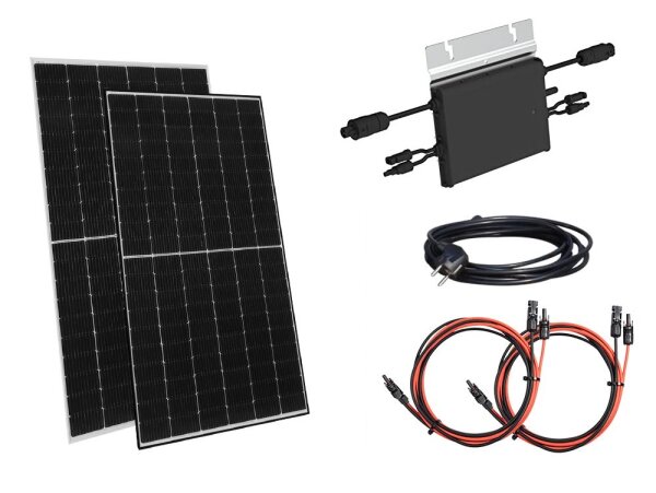 Balkonkraftwerk PV Solarpanel 600W Balkon Solaranlage Komplettset Photovoltaik